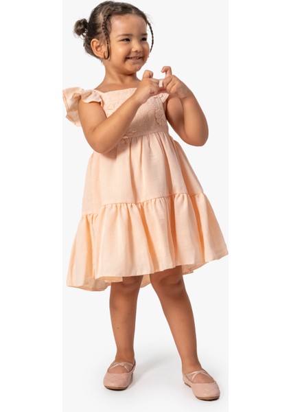 Kız Bebek Elbise Kız Çocuk Elbise Doğum Günü Parti Düğün Elbise Kısa Kollu Astarlı Leopar Elbise fiyatları