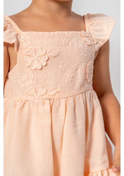 Kız Bebek Elbise Kız Çocuk Elbise Doğum Günü Parti Düğün Elbise Kısa Kollu Astarlı Leopar Elbise modelleri