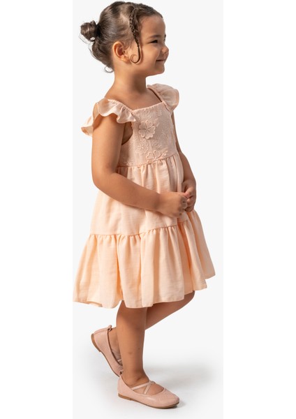 Kız Bebek Elbise Kız Çocuk Elbise Doğum Günü Parti Düğün Elbise Kısa Kollu Astarlı Leopar Elbise fırsatları