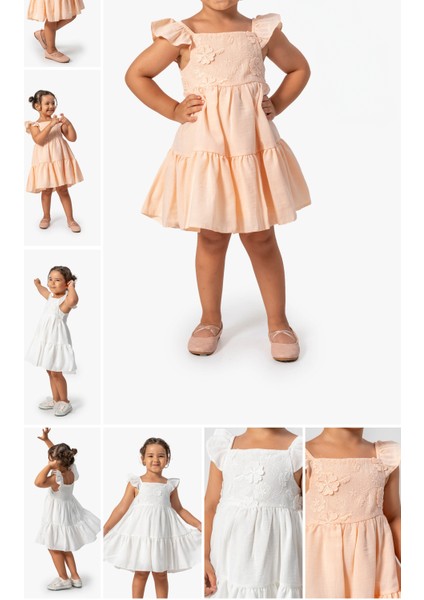 Kız Bebek Elbise Kız Çocuk Elbise Doğum Günü Parti Düğün Elbise Kısa Kollu Astarlı Leopar Elbise indirimleri