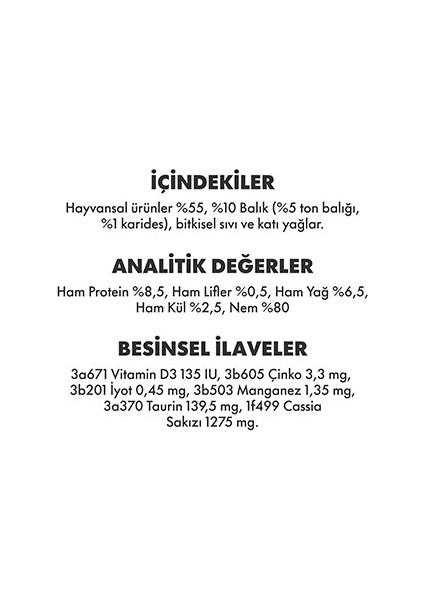 Ultra Premium Ton Balıklı ve Karidesli Yetişkin Kedi Konservesi 6 Adet 400 gr fiyatları