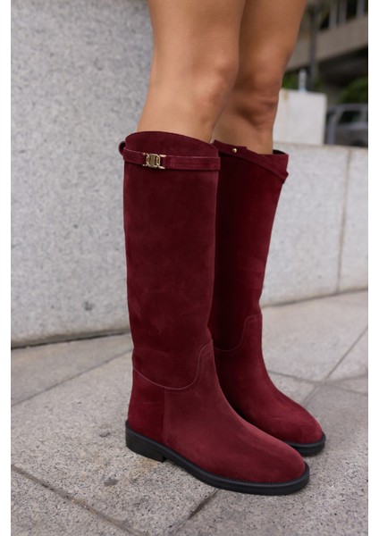 Ocean Kadın Siyah Gercek Deri Toka Detay Binici Çizme fırsatları