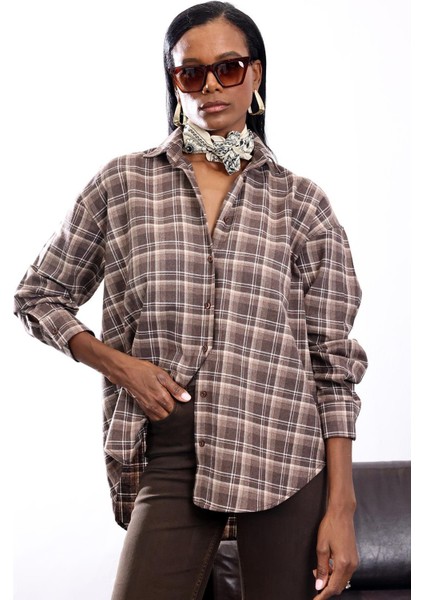 Vizon Ekose Desenli Gömlek fırsatları