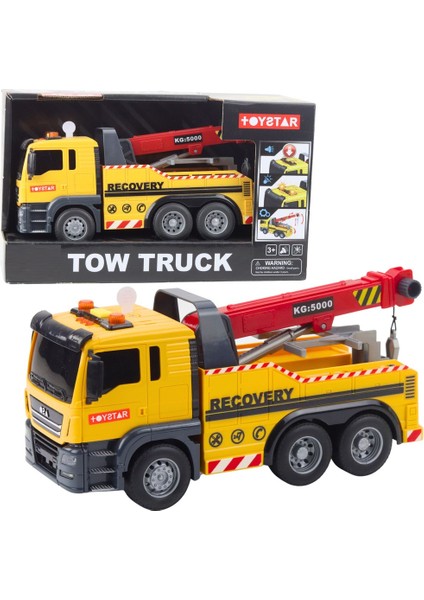 1:12 Sürtmeli Sesli Işıklı Oyuncak Vinç