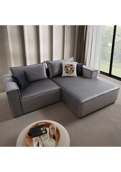Arven Köşe Koltuk Takımı Gri