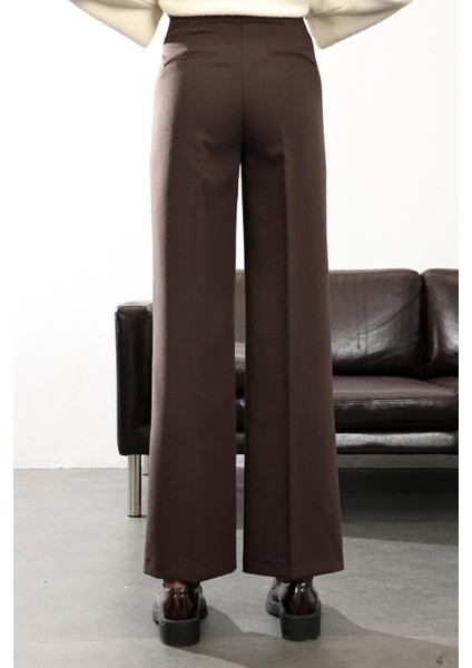 Kahverengi Düz Kesim Pantolon 16972 fırsatları