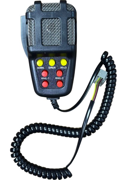 Araç Siren Mikrofonlu 7 Sesli 12V 100W Ss 10