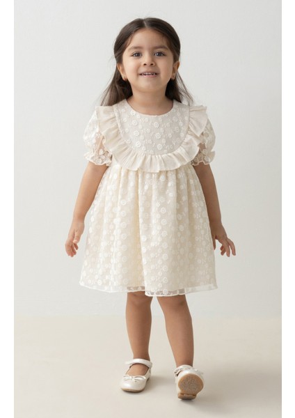 Kız Bebek Elbise Kız Çocuk Elbise Doğum Günü Parti Düğün Keten Kısa Kollu Astarlı Elbise fiyatları