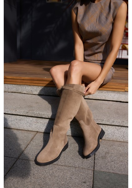 Ocean Kadın Siyah Gercek Deri Toka Detay Binici Çizme indirimleri