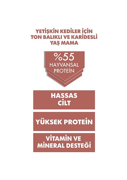 Ultra Premium Ton Balıklı ve Karidesli Yetişkin Kedi Konservesi 12 Adet 400 gr modelleri