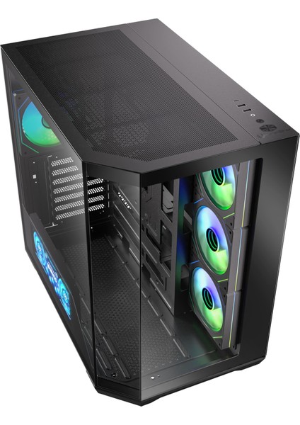 Digital T10 Black 850W 10.24″ Ekran 80+ Bronze KT10ES10BBK85-4A 4X120MM Argb Fan Atx Temperli Cam Siyah Gaming (Oyuncu) Kasa fırsatları