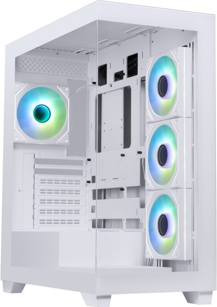 Ceto Premium White 750W 80+ Bronze Psu 4X120MM Frgb Fan Atx Temperli Cam Beyaz Gaming (Oyuncu) Kasa