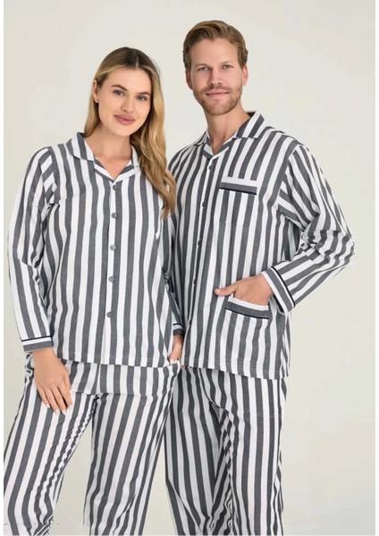 Freshness 4007 Kadın Uzun Kol Çizgili Gaffuriye Pijama Takımı fiyatları