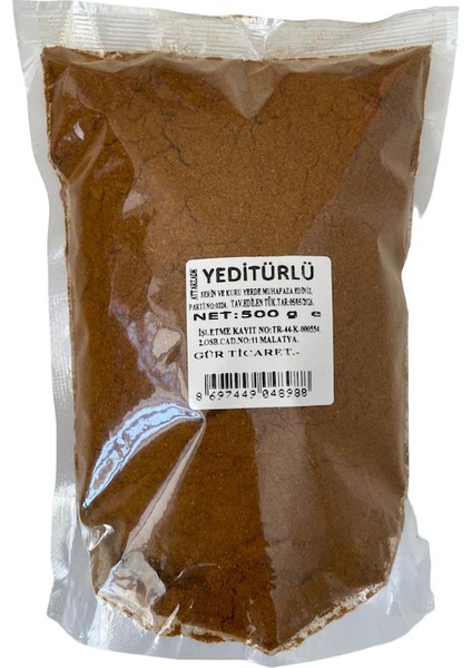 Yedi Türlü Baharat 500 gr fiyatları