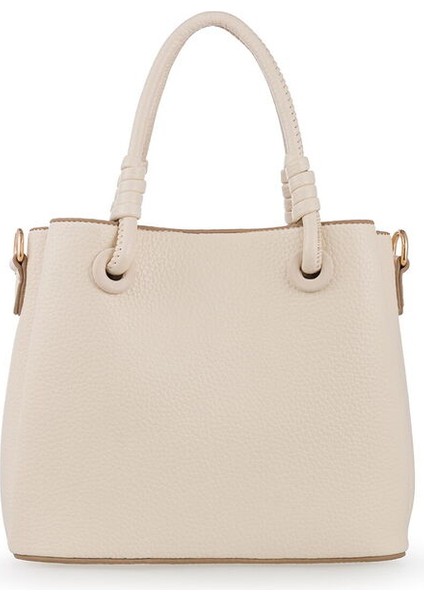 Logo Detaylı Bej Kadın El Çantası Riv 145-R modelleri