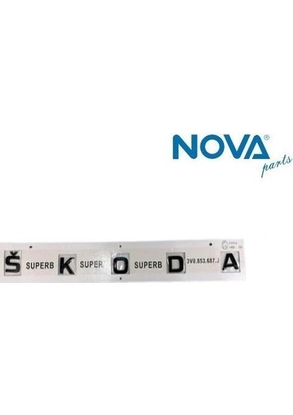 3V0853687J Yazi Skoda ( Uzun Crom) - Superb-Octavia-Kodiaq