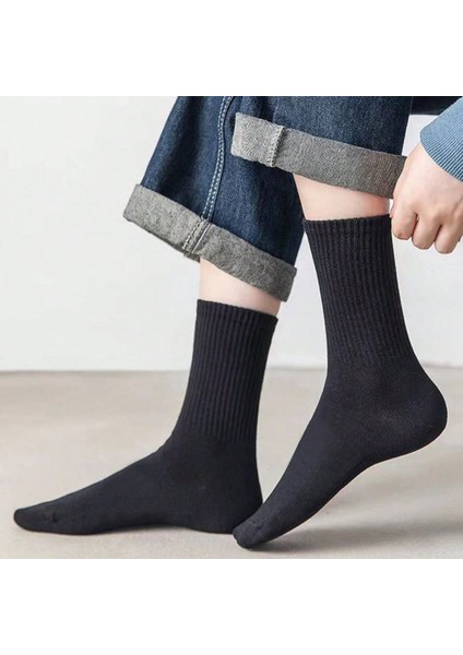 Unisex 12 Çift Pamuklu Tenis Spor Uzun Soket Boy Çorap fiyatları