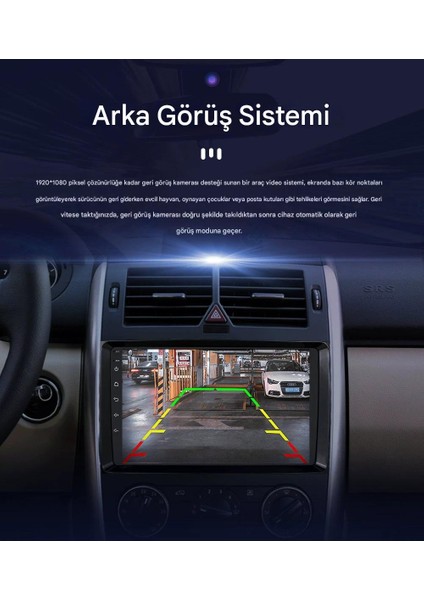 Mercedes B200 Özel 9" Wifi Android , 8gb Ram 128GB Depolama, Carplay Destekli Multimedya Navigasyon Sistem