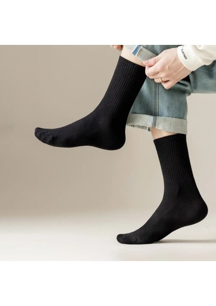 Unisex 12 Çift Pamuklu Tenis Spor Uzun Soket Boy Çorap fiyatları