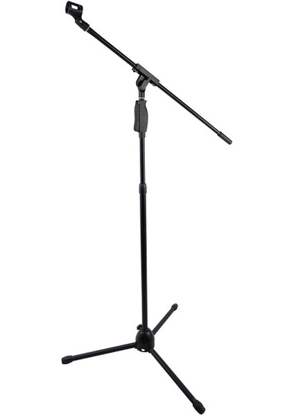 Akrobat Solist Tipi Mikrofon Standı - Basçek Yükseklik Ayarı Profesyonel Mikrofon Sehpası