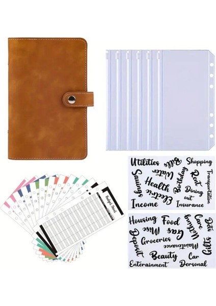 Birikim Ajandası Bütçe Organizeri A6 Bütçe Planlayıcı Cüzdan