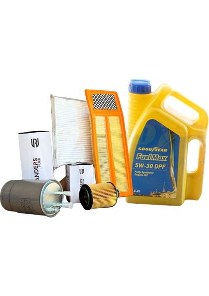 Doblo 1.3 Multijet Euro 5 (2011-2016) Yağ Bakım Seti Full
