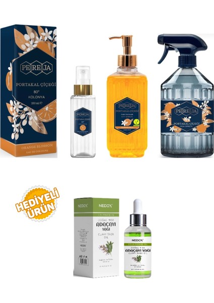 Portakal Çiçeği 4'lü Set