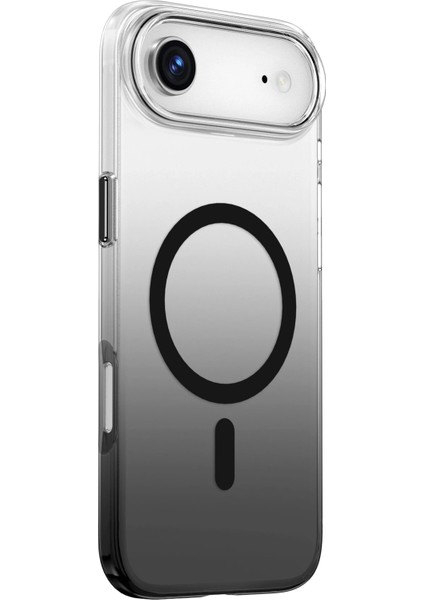 Apple iPhone 17 Air Uyumlu Kılıf Renk Geçişli Şeffaf Renkli Magsafe Halkalı Kapak modelleri