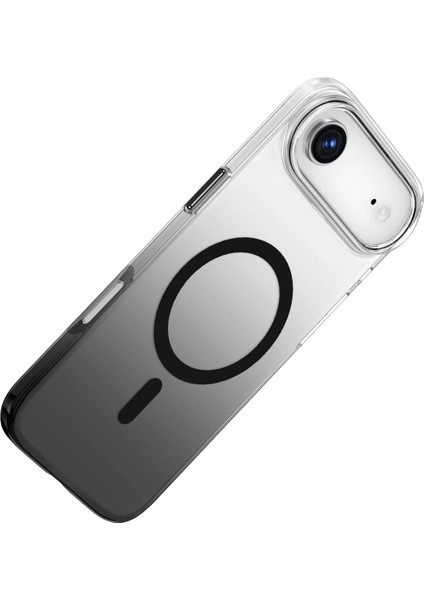 Apple iPhone 17 Air Uyumlu Kılıf Renk Geçişli Şeffaf Renkli Magsafe Halkalı Kapak fırsatları