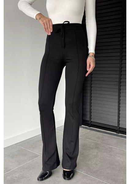 Kadın Ön Çimalı Ispanyol Paça Pantolon P-00018871