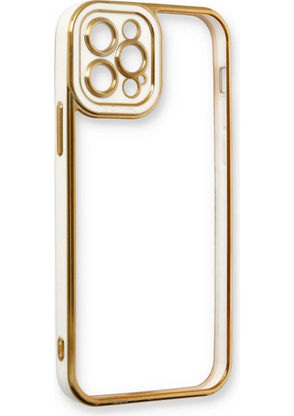 iPhone 12 Pro Kılıf Liva Lens Silikon - BEYAZ-(5796) - M133R560-K77133 fırsatları