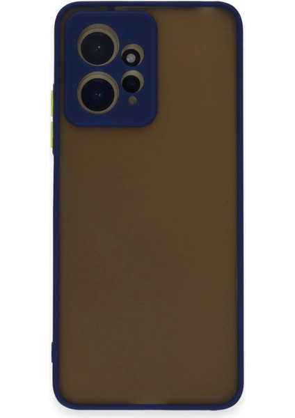 Xiaomi Redmi Note 12 4g Kılıf Montreal Silikon Kapak - LACIVERT-(5796) - M153R895-K96153