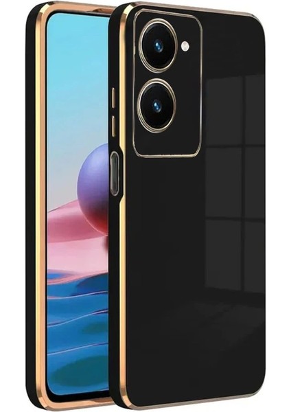 Vivo Y18 Kılıf Volet Silikon - SIYAH-(5796) - M006R433-K86006