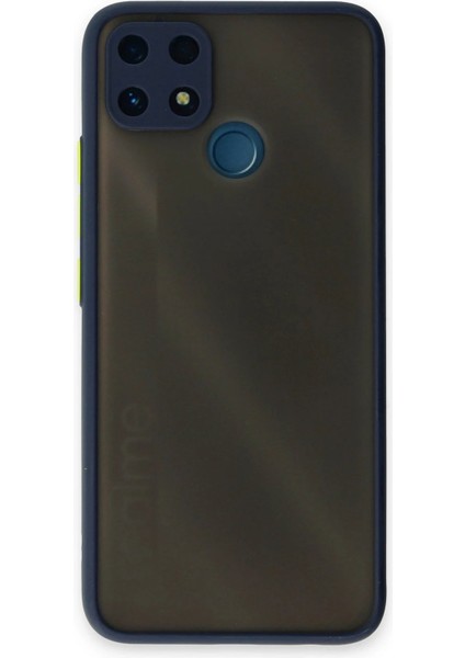 Realme C25 Kılıf Montreal Silikon Kapak - LACIVERT-(5796) - M892R915-K58892