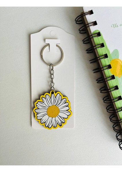Papatya Tasarımlı Anahtarlık – Sevimli Çiçek Figürlü Anahtarlık, Çanta Süsü ve Hediyelik Aksesuar fiyatları