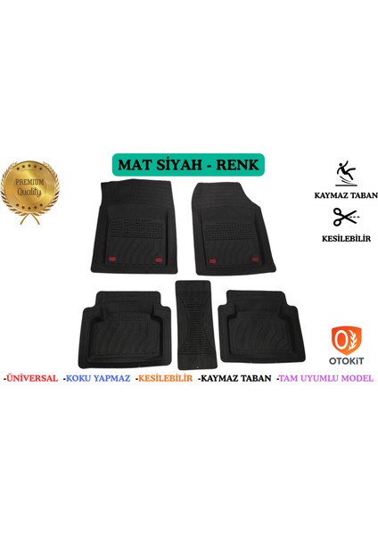 Tempra 1999 Uyumlu Havuzlu Ünıversal Pro Max Oto Paspas Siyah - Mavi fiyatları