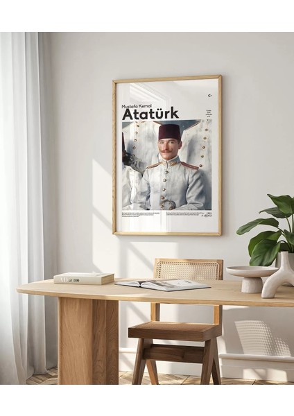 Çerçevesiz Poster Genç Subay Mustafa Kemal fırsatları