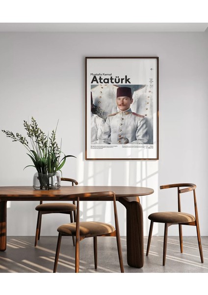 Çerçevesiz Poster Genç Subay Mustafa Kemal indirimleri