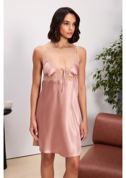 Saten Dörtlü Gelin Çeyiz Seti - 7010 Brandy modelleri