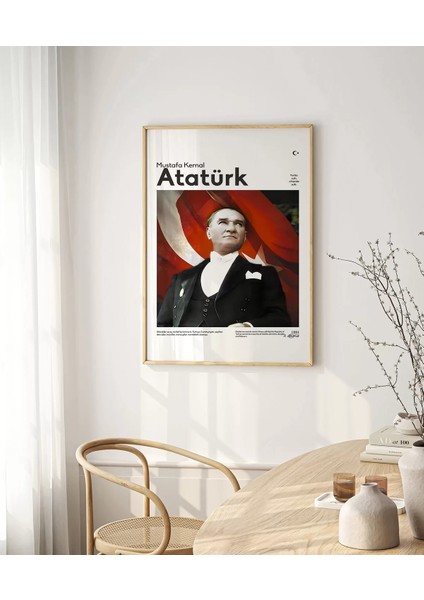 Çerçevesiz Poster Ebedi Başkomutan modelleri