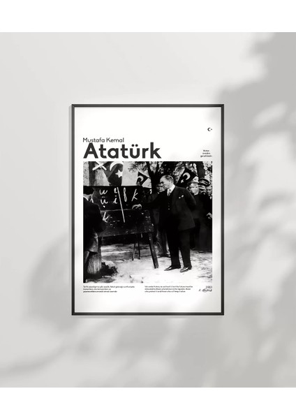 Çerçevesiz Poster Harf Devrimi fiyatları