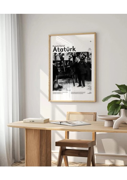 Çerçevesiz Poster Harf Devrimi modelleri