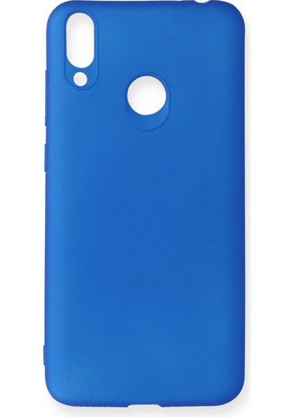 Huawei Honor 8c Kılıf First Silikon - MAVI-(5796) - M802R495-K84802