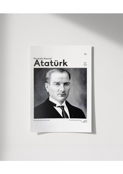 Çerçevesiz Poster Kararlılık ve Vizyon