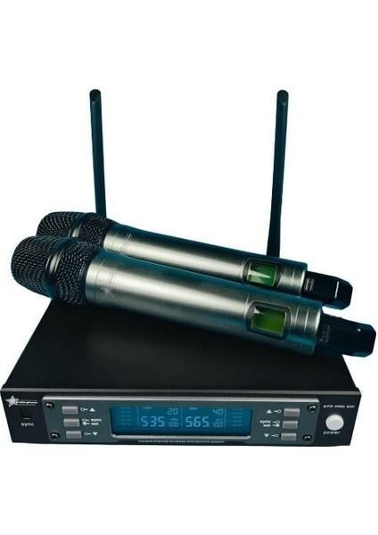 STP-PRO-601-EE - Uhf Telsiz Mikrofon - 2 El - 2X99 Kanal
