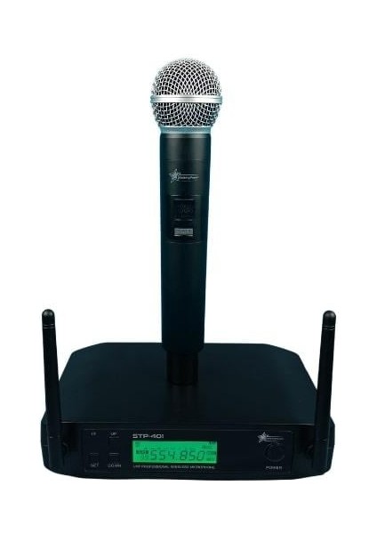 STP-401-E - Uhf Telsiz Mikrofon - 1 El - 99 Kanal