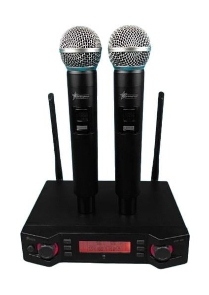 STP-301 Ee - Uhf Telsiz Mikrofon - 2 El - 2X99 Kanal