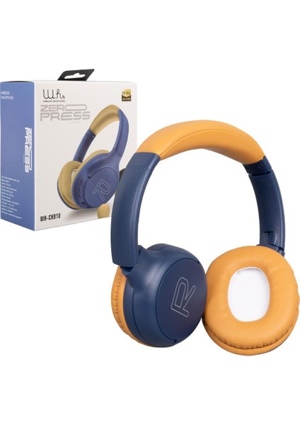 Kablosuz Bluetooth Kulaküstü Tasarım Kulaklık