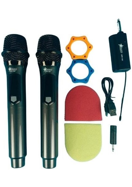 STP-101 Ee - Uhf Telsiz Mikrofon - 2 El - 2X20 Kanal