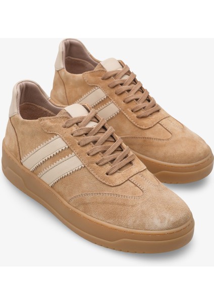 Luvia Kadın Hakiki Deri Sneaker Spor Ayakkabı Camel fiyatları
